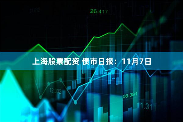上海股票配资 债市日报:11月7日