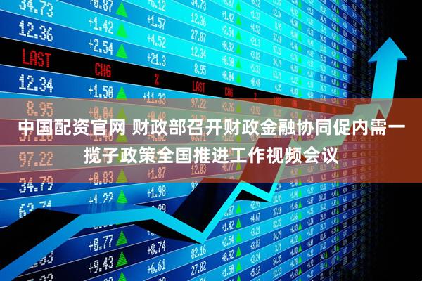 中国配资官网 财政部召开财政金融协同促内需一揽子政策全国推进工作视频会议