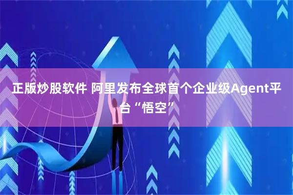 正版炒股软件 阿里发布全球首个企业级Agent平台“悟空”